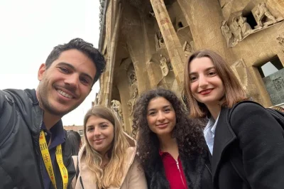 Step inside barcelona’s sagrada familia as late sunlight fills the basilica. evening entry, skip-the-line tickets, and a local guide included for a quieter visit.