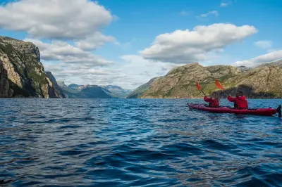 Lysefjord Kayaking: Preikestolen from the Water