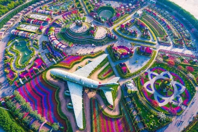Découvrez dubai miracle garden et global village en soirée avec transfert privé. plongez dans un univers floral, cultures du monde, stands gourmands et spectacles vivants. réservez vite.