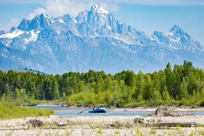 Float the snake river from jackson hole with a local guide, spot wildlife like eagles and moose, and take in teton views. ponchos and blankets included.