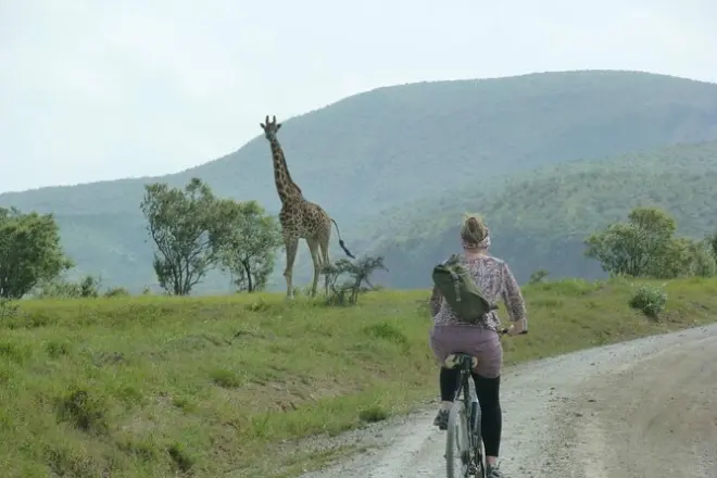 Hell's Gate & Lake Naivasha Tagestour: Radfahren, Wandern, Boot