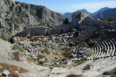 Explore termessos ruins on a guided day trip from antalya. hike ancient paths, spot wildlife, and visit the düden waterfall. entry & transport included.