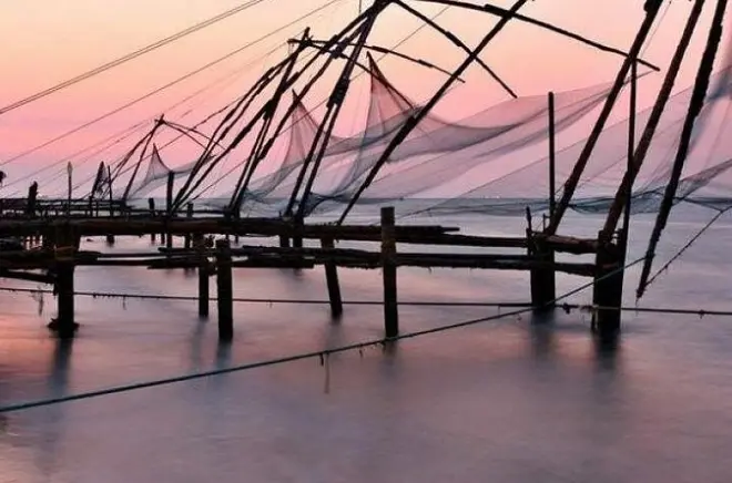Fort Kochi : Filets de pêche chinois et marché aux épices