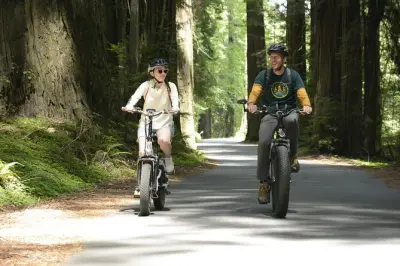 Bosques de secuoyas en e-bike por Avenue of the Giants, 4 horas