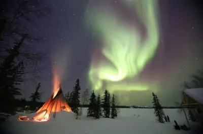 Yellowknife Nordlicht-Tour: Dene-Kultur & Aurora