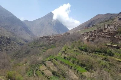 Découvrez une excursion guidée dans les montagnes de l’atlas depuis marrakech. randonnez dans des villages berbères, admirez des cascades, savourez un déjeuner local et rencontrez les habitants.