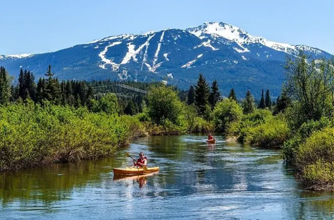 Kayaking River of Golden Dreams in Whistler: Self-guided paddle