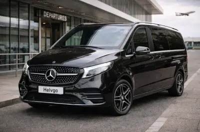 Traslado privado Ginebra-Montreux en Mercedes con seguimiento vuelo