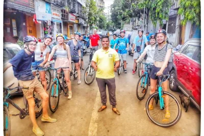 Cycle through south mumbai at sunrise. visit gateway of india, csmt, crawford market & hidden gems with a local guide. small group, safe & unique.