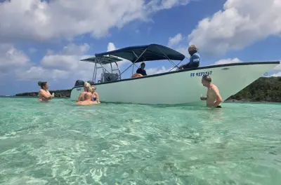 Fonds Blancs Martinique Bootstour: Schwimmen am weißen Meeresgrund