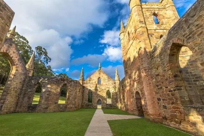 Historia profunda en Port Arthur con guía descendiente de convictos