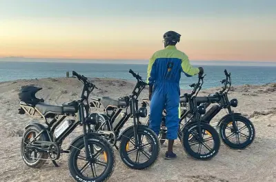 E-bike ride Dakhla lagoon and Atlantic coast