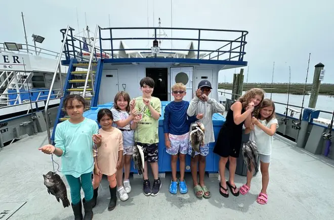 Aventure pêche en famille à Murrells Inlet, 4,5 heures de fun