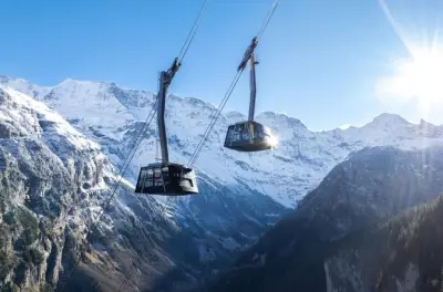 Ab Lausanne: Schilthorn & James Bond 007 mit Seilbahn auf 2.970 m