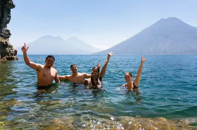 Lake Atitlán Hike, Cliff Jump & Cultural Swim Tour