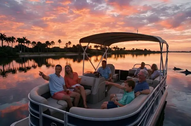 Private Tour bei Sonnenuntergang auf der Indian River Lagoon