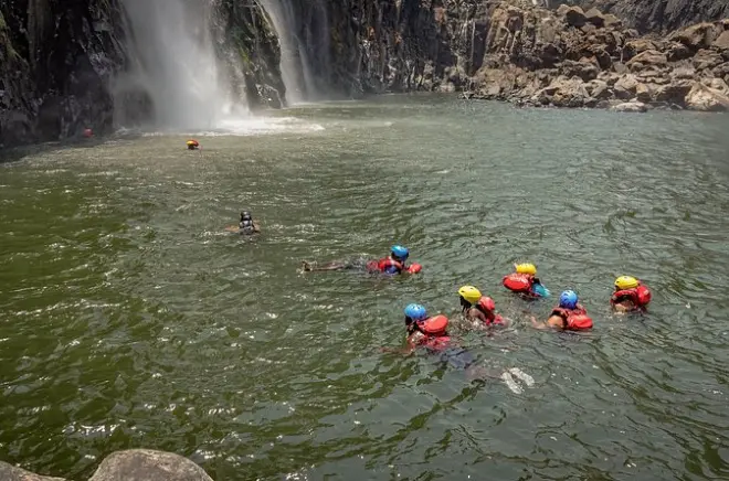 Rafting Below Victoria Falls from Livingstone: Spray Pools