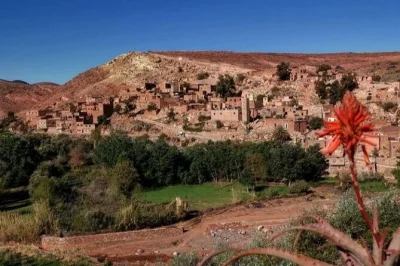 Descubre las montañas del atlas en una excursión desde marrakech. visita imlil, camina por pueblos bereberes, disfruta un paseo en camello y almuerza en una casa local.