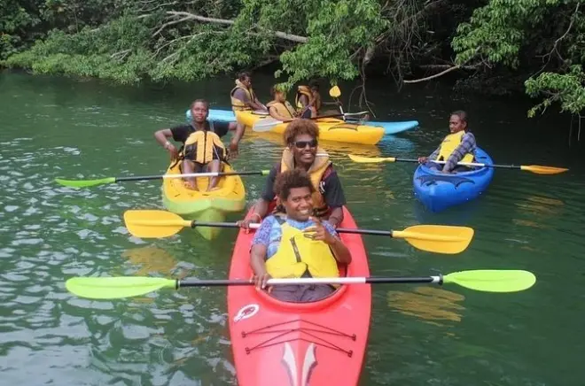 Kayak a Port Vila: Blue Lagoon e cascate di Rarru