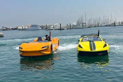 Découvrez dubai autrement avec une balade en jet car de 30 minutes. vitesse, sensations fortes et vues inédites sur les monuments emblématiques. réservez votre aventure dès maintenant !