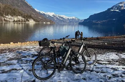 Interlaken winter e-bike tour: Rivers, Lakes & Castles