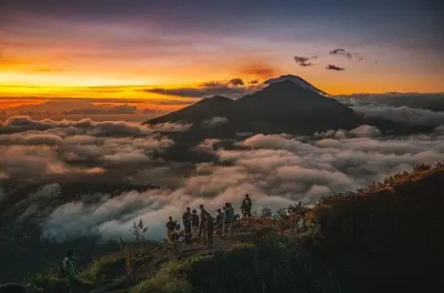 Amanecer en monte Batur con guía privado y traslado desde Bali