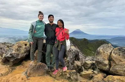 Mount Sibayak sunrise hike and Berastagi tour with local guide