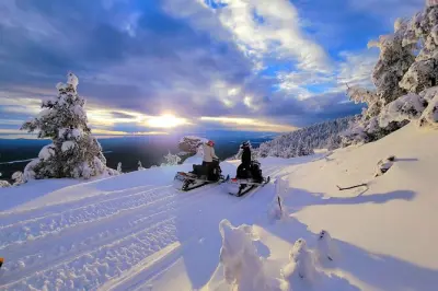 Guided Snowmobile Tours: Newberry Volcanic Monument
