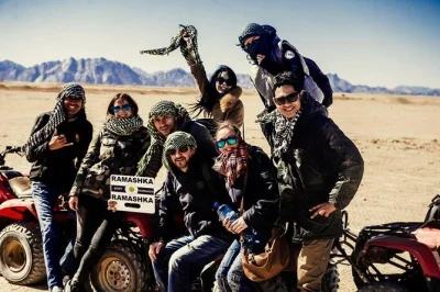 Ride quad bikes in hurghada’s desert, meet bedouins, sip tea, and try a camel ride. 4-hour morning tour with hotel pickup. book your adventure now.