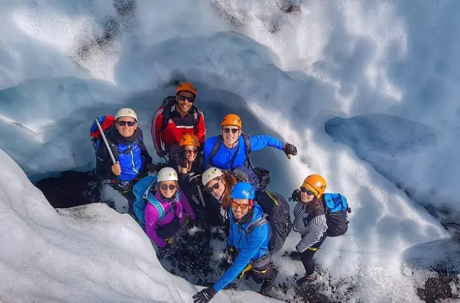 Glacier hike and iceberg boat tour in East Iceland