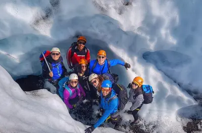 Glacier hike and iceberg boat tour in East Iceland