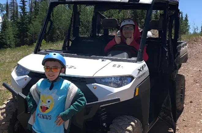 ATV riding in Duck Creek: Polaris Xpedition off-road adventure