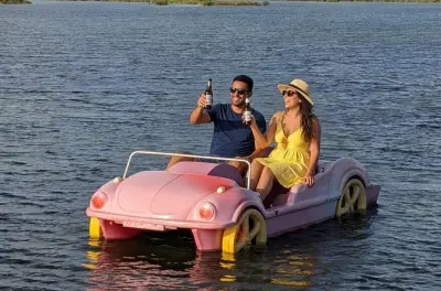 Barche a pedali a San Pedro Belize: Kayak seduti in stile retrò