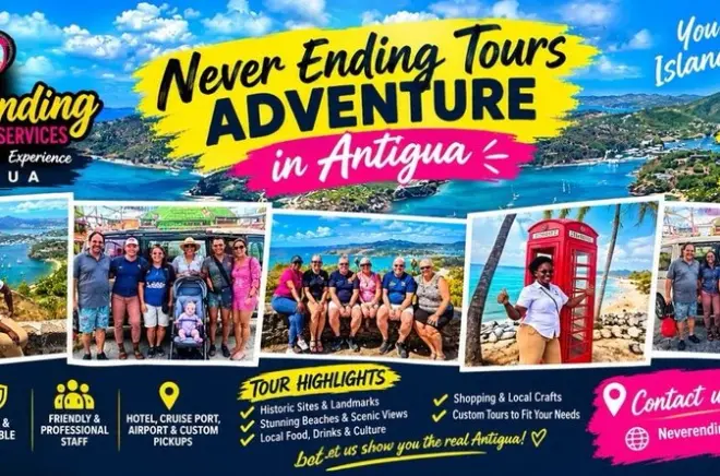 Antigua : Devil's Bridge et Nelson's Dockyard en 5,5 heures