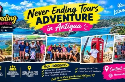 Antigua : Devil's Bridge et Nelson's Dockyard en 5,5 heures