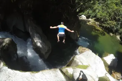Canyoning Los Anillos: Slide, jump and rappel in Colombia
