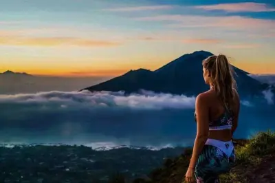 Alba sul Monte Batur e sorgenti termali, tour privato dall'hotel