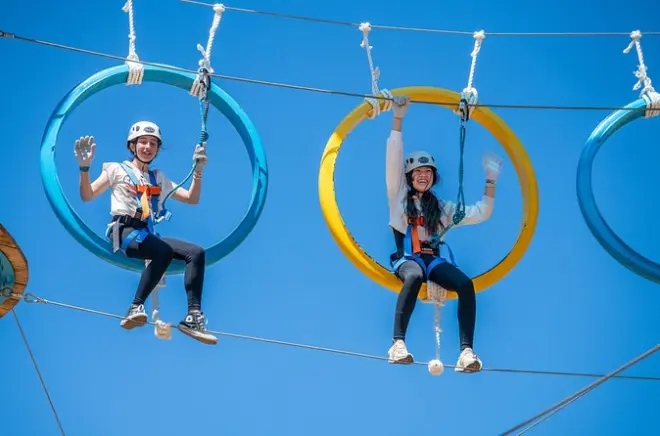 Sky Gym percorso a ostacoli aerei a Skull Canyon: Oltre 100 elementi