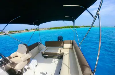 Aruba private boat charter with snorkeling: 3 stops