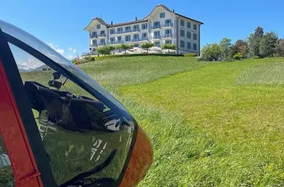 Bern to Villa Honegg Helicopter Flight: Alpine Peaks & Lunch