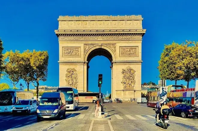 Biglietto Arc de Triomphe: Vista panoramica di Parigi dal tetto