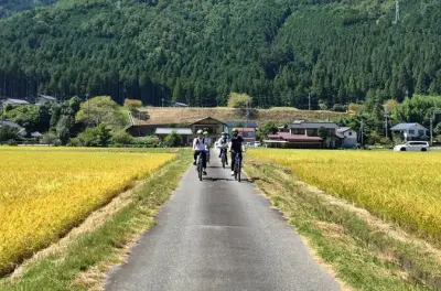 Tour privato in e-bike a Hida-Hagiwara: Ciclismo in campagna