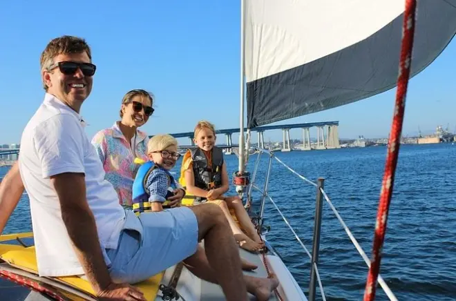 Tour de vela em família em San Diego: Ponte Coronado e leões marinhos