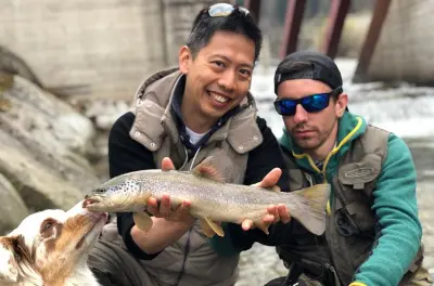 Pêche à la mouche en Lombardie : Truites marbrées et fario