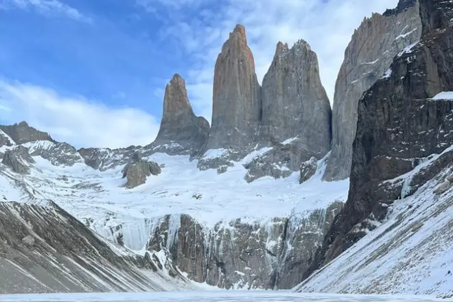 Torres Del Paine Base Hike from Puerto Natales with Guides