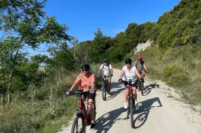 Balade tout-terrain à vélo électrique sur la péninsule de Kassandra