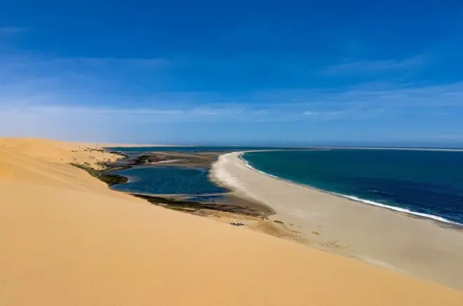 Sandwich Harbour Walvis Bay : Journée complète dunes et lagon
