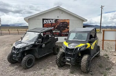 Guida un UTV a Casto Canyon vicino a Bryce Canyon, Utah