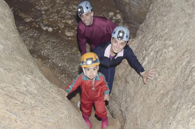 Sorbas Cave Basic Route: Beginner caving in Almería