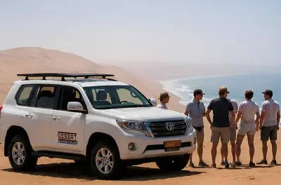 Sandwich Harbour en 4x4 depuis Walvis Bay : Désert et océan